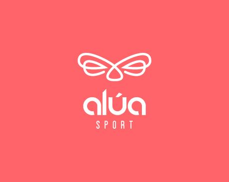 Diseño de logotipo de la empresa ALUA SPORT Ropa deportiva online